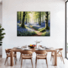 Sunlit Bluebell Glade Dining Room Demo