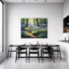 Sunlit Bluebell Glade Dining Room Demo