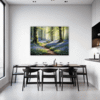 Sunlit Bluebell Glade Dining Room Demo