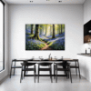 Sunlit Bluebell Glade Dining Room Demo