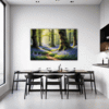 Sunlit Bluebell Glade Dining Room Demo