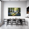 Sunlit Bluebell Glade Dining Room Demo
