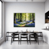 Sunlit Bluebell Glade Dining Room Demo