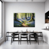 Sunlit Bluebell Glade Dining Room Demo