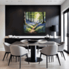 Sunlit Bluebell Glade Dining Room Demo