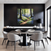 Sunlit Bluebell Glade Dining Room Demo