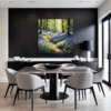 Sunlit Bluebell Glade Dining Room Demo
