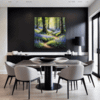 Sunlit Bluebell Glade Dining Room Demo