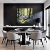 Sunlit Bluebell Glade Dining Room Demo