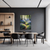 Sunlit Bluebell Glade Dining Room Demo