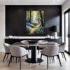Sunlit Bluebell Glade Dining Room Demo