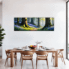 Sunlit Bluebell Glade Dining Room Demo