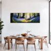 Sunlit Bluebell Glade Dining Room Demo