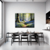 Sunlit Bluebell Glade Dining Room Demo