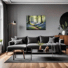 Sunlit Bluebell Glade Living Room Demo