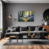 Sunlit Bluebell Glade Living Room Demo