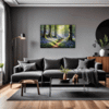 Sunlit Bluebell Glade Living Room Demo