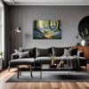 Sunlit Bluebell Glade Living Room Demo