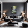 Sunlit Bluebell Glade Living Room Demo
