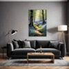 Sunlit Bluebell Glade Living Room Demo