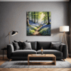 Sunlit Bluebell Glade Living Room Demo