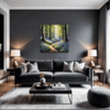 Sunlit Bluebell Glade Living Room Demo