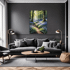 Sunlit Bluebell Glade Living Room Demo
