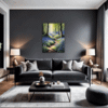 Sunlit Bluebell Glade Living Room Demo