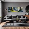 Sunlit Bluebell Glade Living Room Demo
