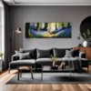 Sunlit Bluebell Glade Living Room Demo