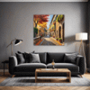 Sunlit Italian Village Living Room Demo