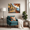 Sunlit Italian Village Living Room Demo