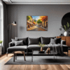 Sunlit Italian Village Living Room Demo