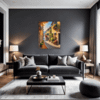 Sunlit Italian Village Living Room Demo
