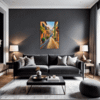 Sunlit Italian Village Living Room Demo