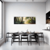 Sunlit Palm Grove Dining Room Demo