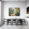 Sunlit Palm Grove Dining Room Demo