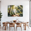 Sunlit Palm Grove Dining Room Demo