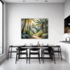 Sunlit Palm Grove Dining Room Demo
