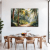Sunlit Palm Grove Dining Room Demo