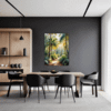 Sunlit Palm Grove Dining Room Demo