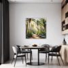 Sunlit Palm Grove Dining Room Demo