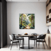 Sunlit Palm Grove Dining Room Demo