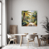 Sunlit Palm Grove Dining Room Demo