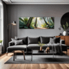 Sunlit Palm Grove Living Room Demo