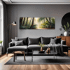 Sunlit Palm Grove Living Room Demo