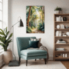 Sunlit Palm Grove Living Room Demo