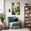 Sunlit Palm Grove Living Room Demo