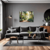 Sunlit Palm Grove Living Room Demo