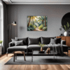 Sunlit Palm Grove Living Room Demo